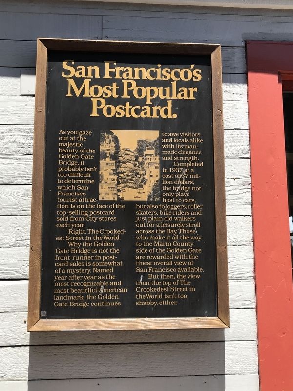 San Francisco's Most Popular Postcard Marker image. Click for full size.
