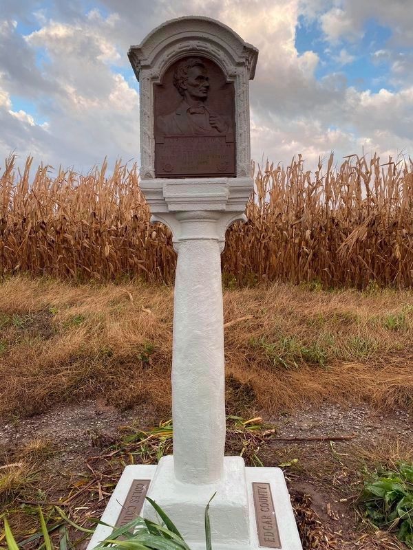 Abraham Lincoln - Eighth Judicial District Marker image. Click for full size.