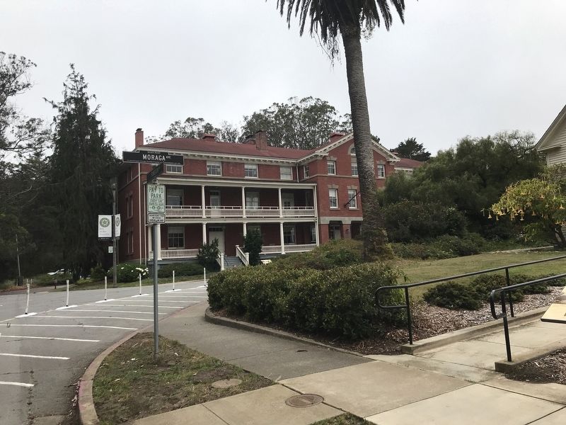 Bachelor Officers' Quarters: Pershing Hall Marker. Click for full size. Bachelor Officers' Quarters: Pershing Hall Marker image. Click for full size.