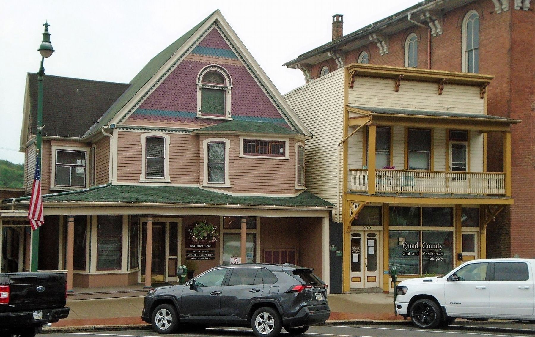 Carrier-Shields Store and Marker. Click for full size. Carrier-Shields Store and Marker image. Click for full size.
