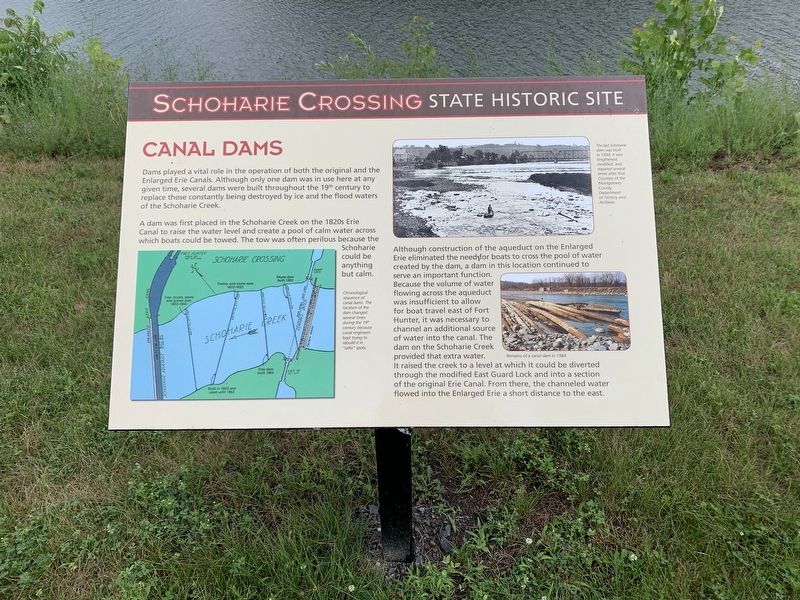 Canal Dams Marker image. Click for full size.