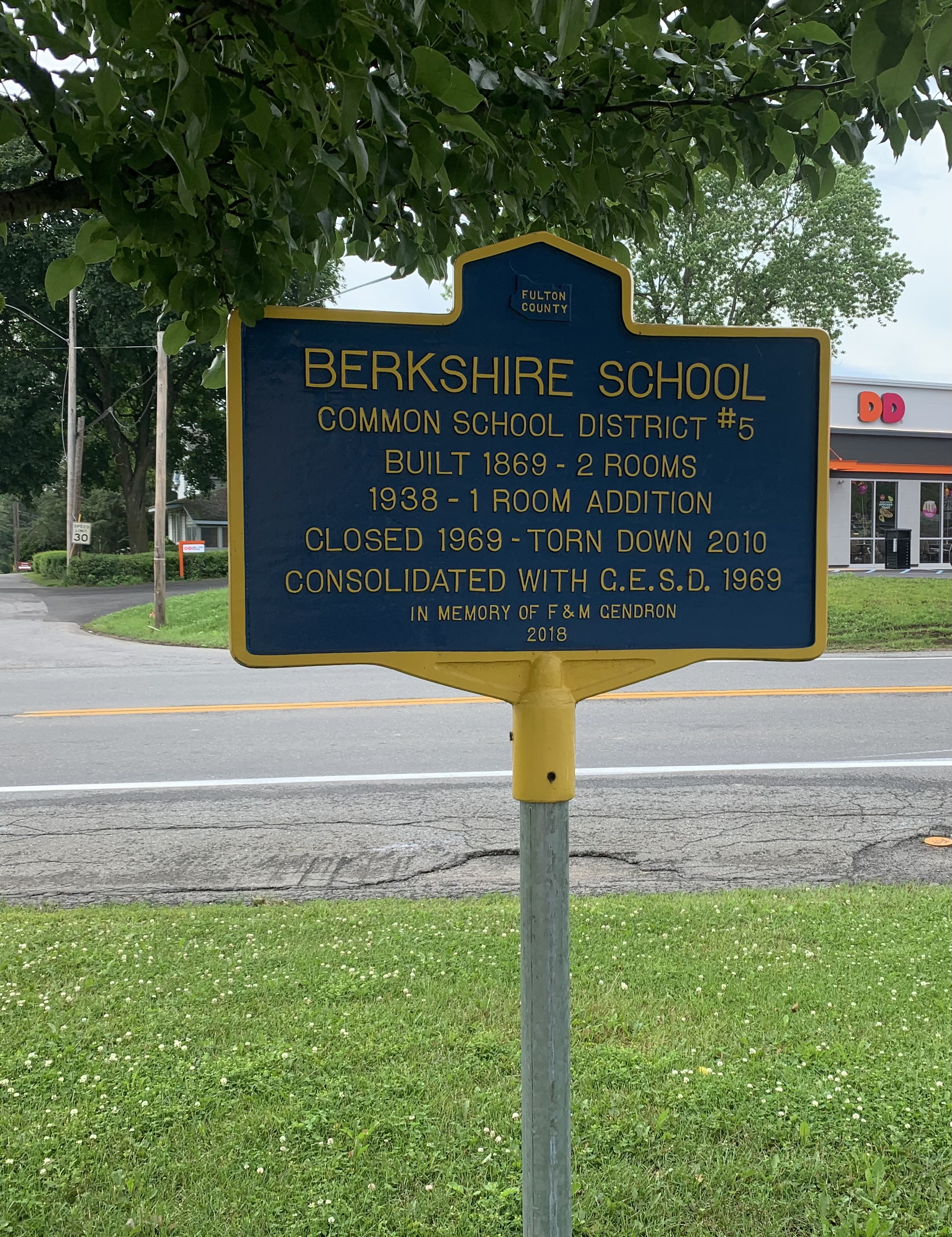 Berkshire School Marker