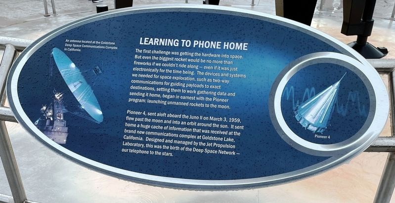 Learning to Phone Home Marker. Click for full size. Learning to Phone Home Marker image. Click for full size.