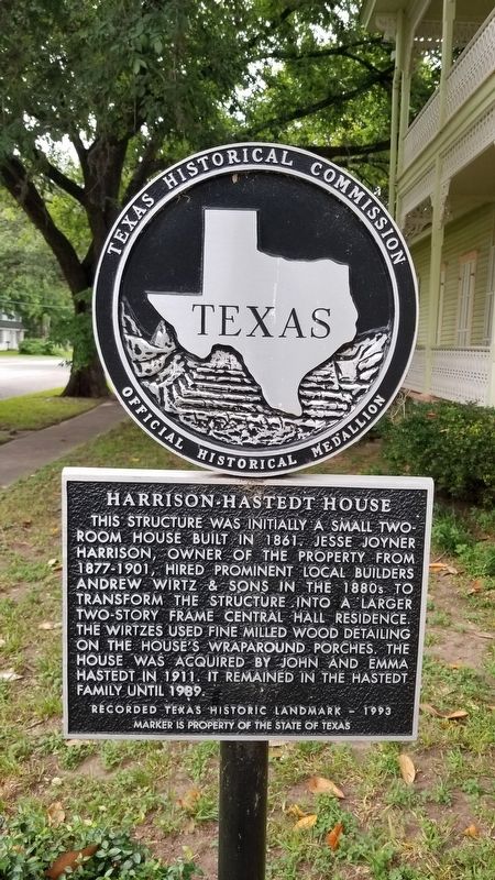 Harrison-Hastedt House Marker. Click for full size. Harrison-Hastedt House Marker image. Click for full size.