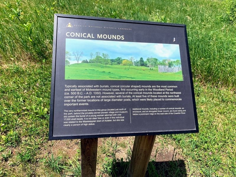Conical Mounds Marker image. Click for full size.