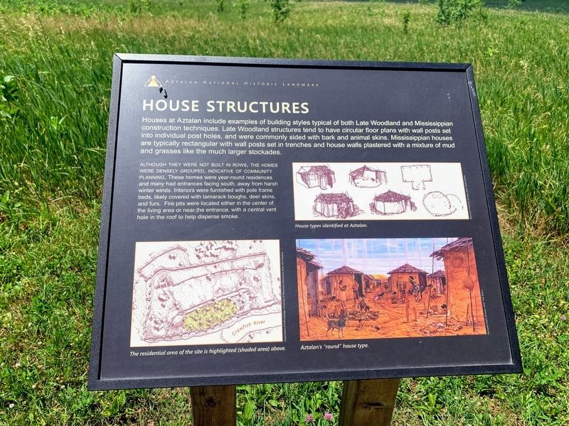 House Structures Marker image. Click for full size.
