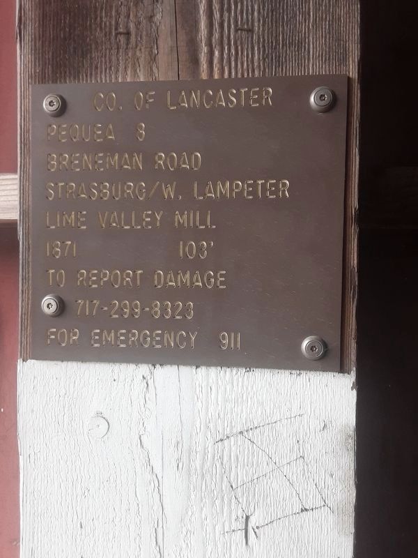 Lime Valley Bridge (1871) Marker image. Click for full size.