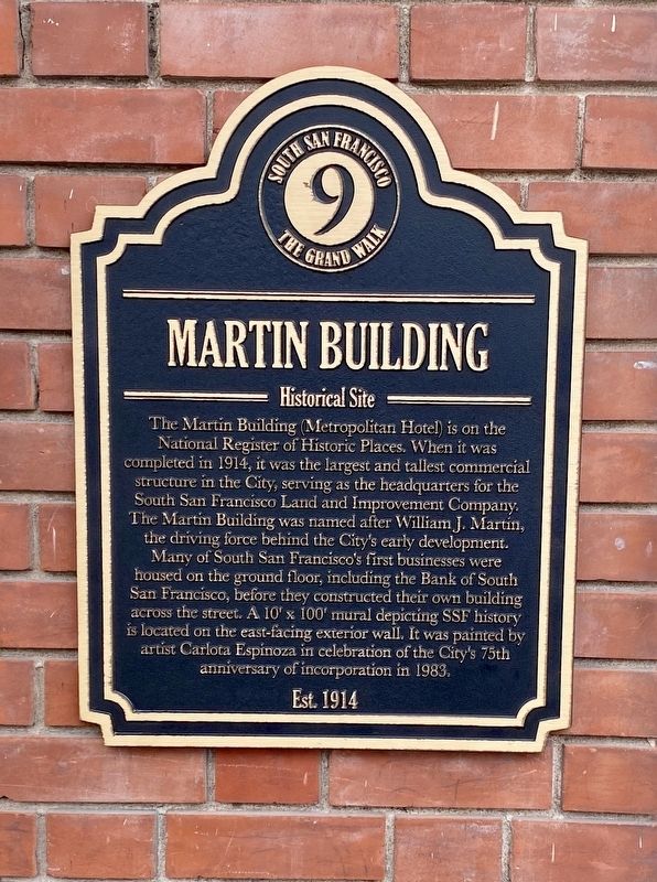 Martin Building Marker image. Click for full size.