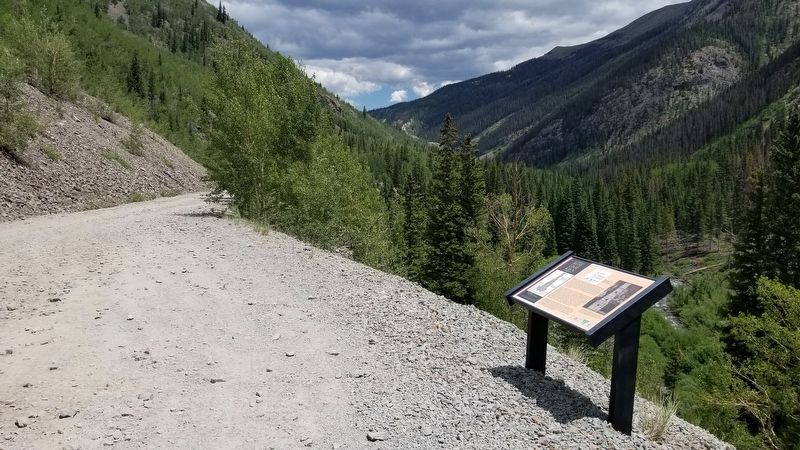 The view to the east of the marker. Click for full size. The view to the east of the marker image. Click for full size.