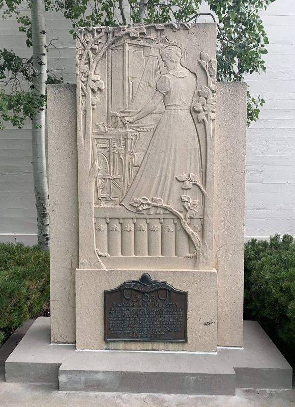 Pioneer Silk Industry Marker. Click for full size. Pioneer Silk Industry Marker image. Click for full size.