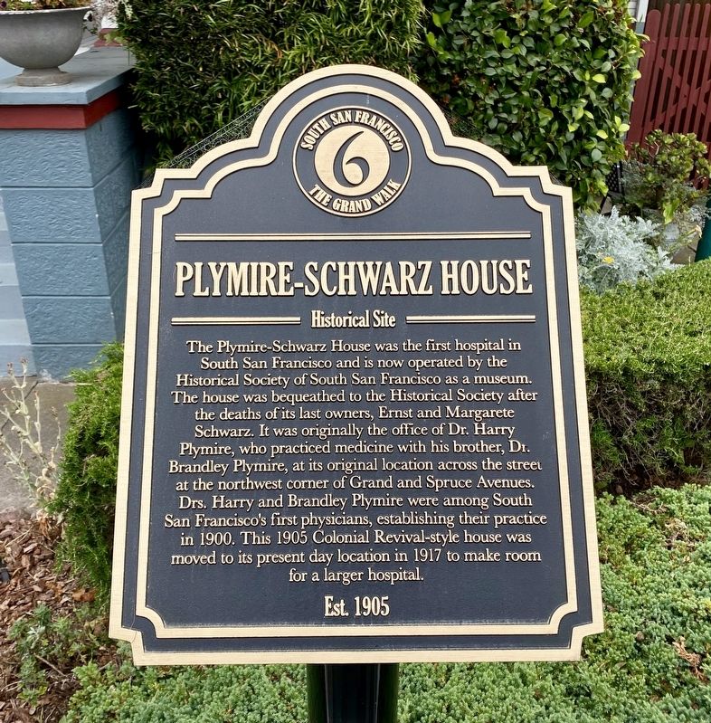 Plymire-Schwarz House Marker image. Click for full size.