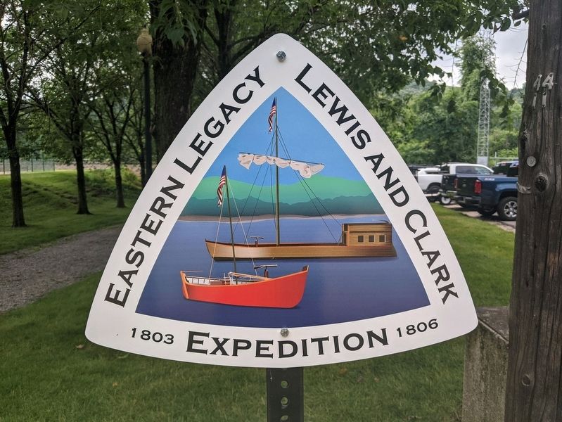 Eastern Legacy Lewis and Clark Expedition Sign. Click for full size. Eastern Legacy Lewis and Clark Expedition Sign image. Click for full size.