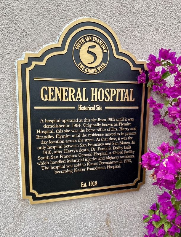 General Hospital Marker image. Click for full size.