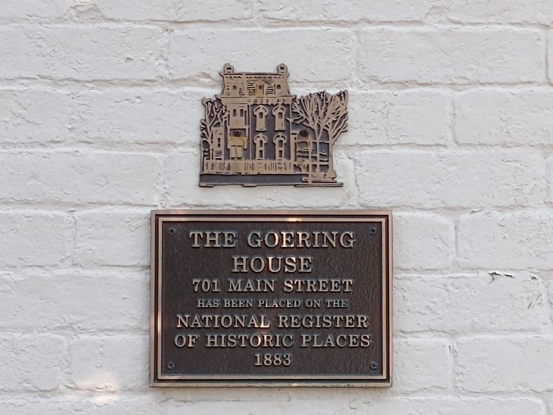 The Goering House Marker image. Click for full size.