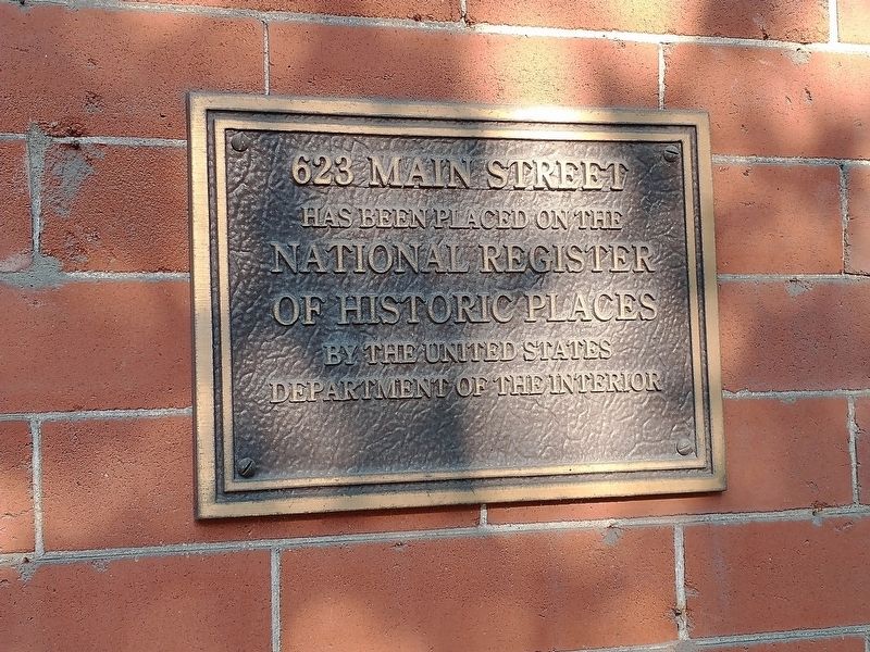 623 Main Street Marker. Click for full size. 623 Main Street Marker image. Click for full size.
