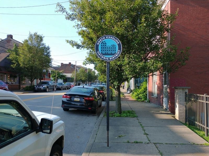 North Wheeling Historic District Signage image. Click for full size.