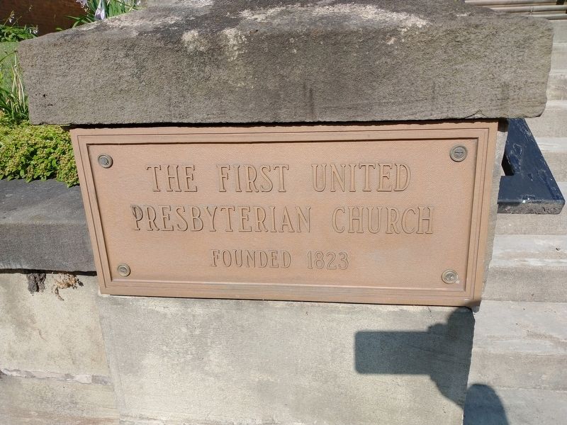 First United Presbyterian Church Marker image. Click for full size.