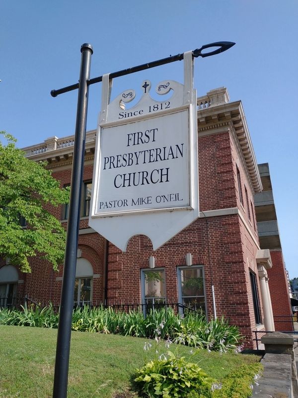 First United Presbyterian Church Marker image. Click for full size.
