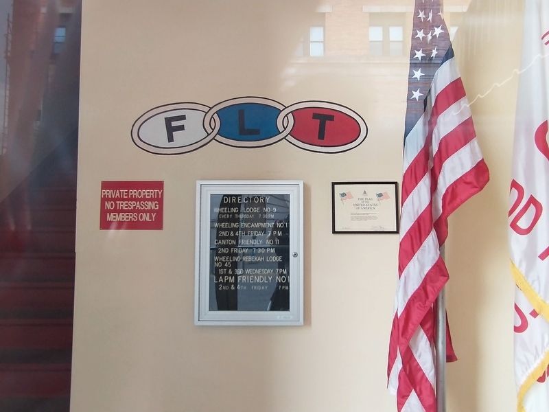 Odd Fellows Hall Association Marker. Click for full size. Odd Fellows Hall Association Marker image. Click for full size.