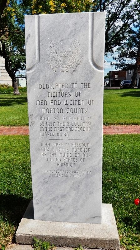 Norton County War Memorial image. Click for full size.