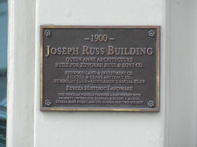 Joseph Russ Building (1900) Marker image. Click for full size.