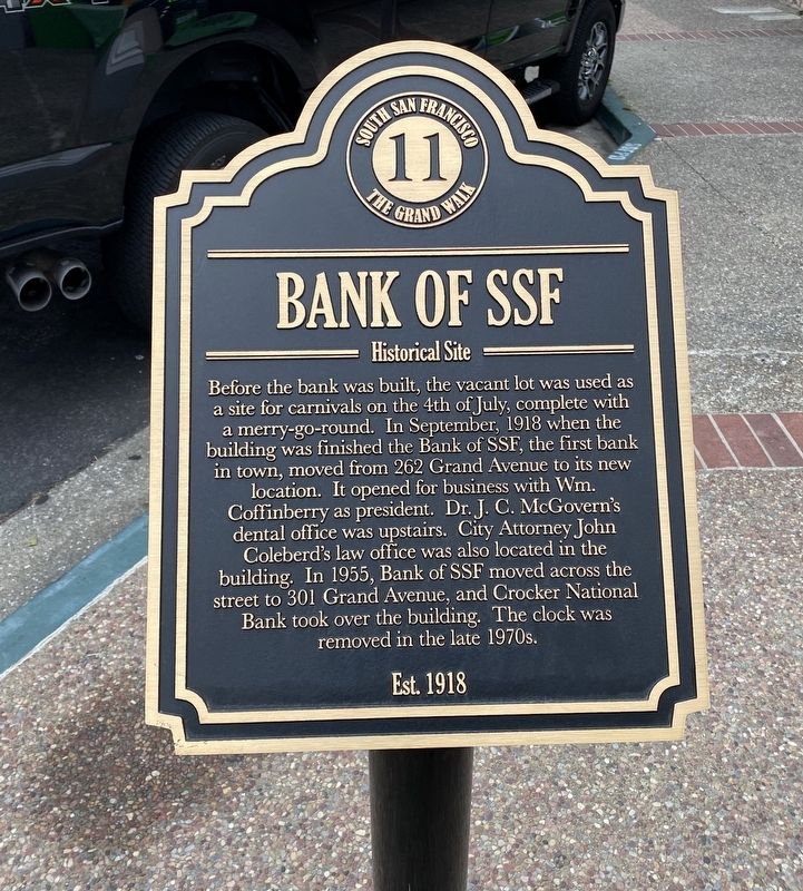 Bank of SSF Marker image. Click for full size.