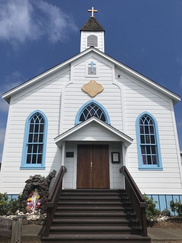Holy Trinity Church Marker. Click for full size. Holy Trinity Church Marker image. Click for full size.