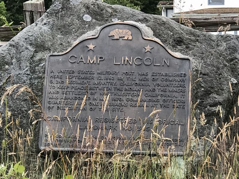 Camp Lincoln Marker image. Click for full size.