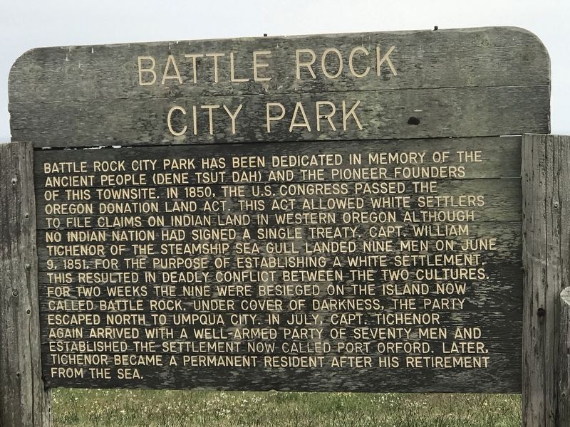 Battle Rock City Park Marker image. Click for full size.