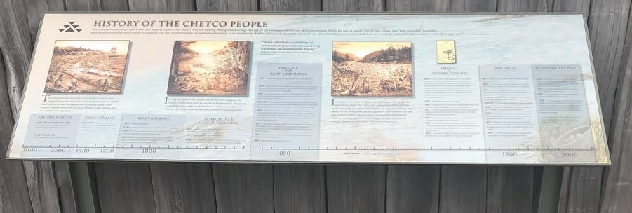 History of the Chetco People Marker image. Click for full size.