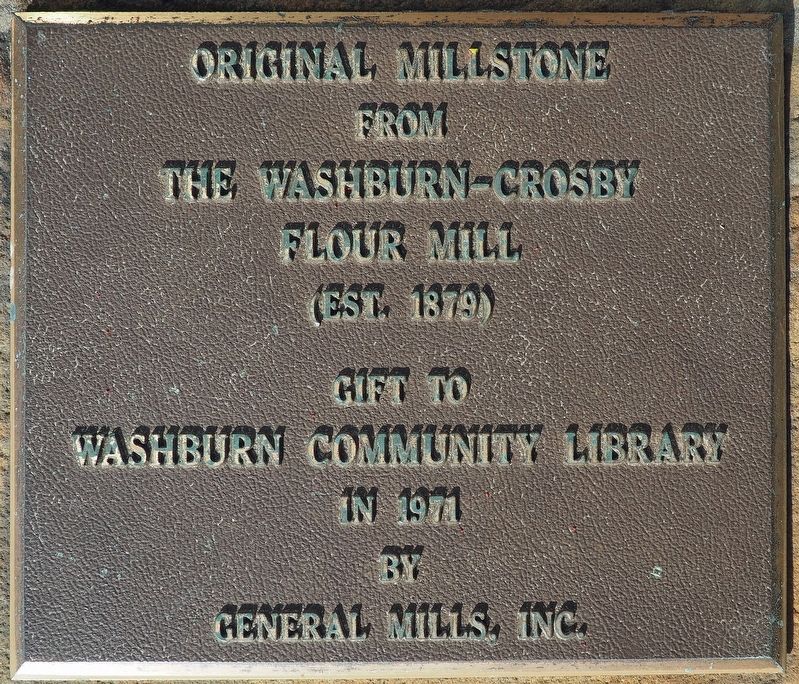 Original Millstone marker image. Click for full size.
