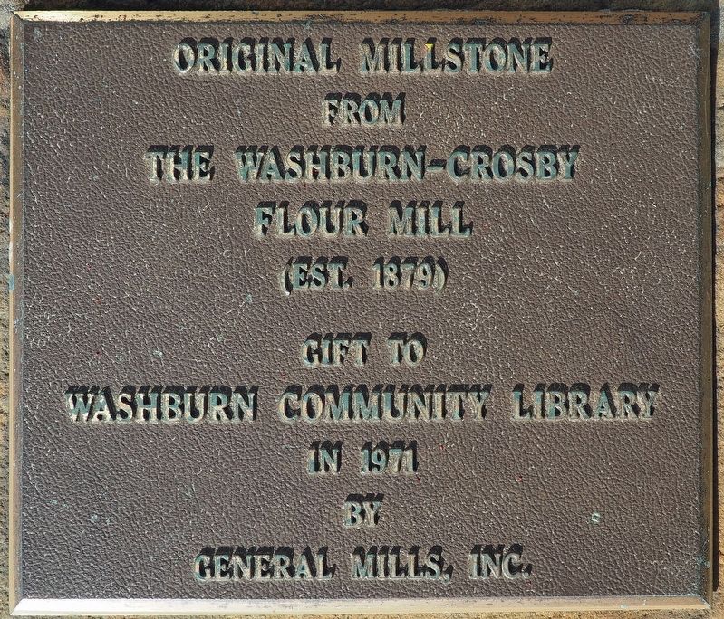Original Millstone marker. Click for full size. Original Millstone marker image. Click for full size.