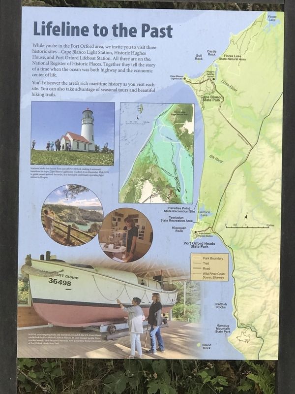 Lifeline to the Past Marker. Click for full size. Lifeline to the Past Marker image. Click for full size.