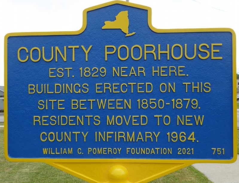 County Poorhouse Marker image. Click for full size.