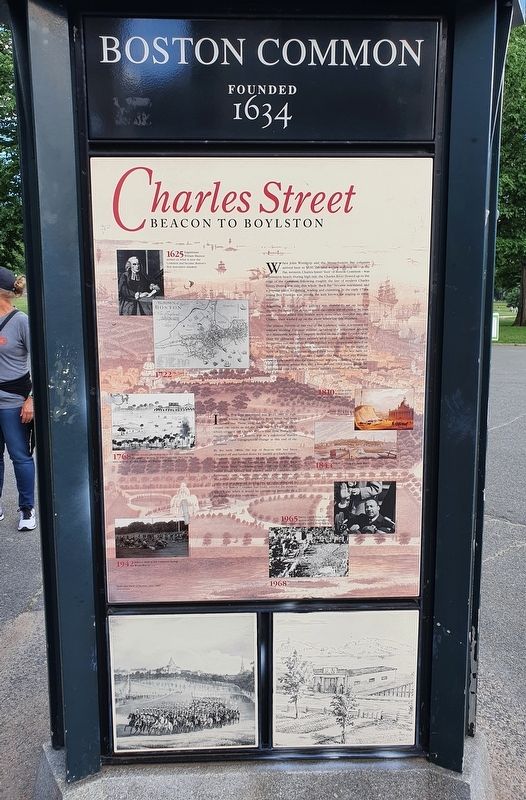 The Common / Charles Street Marker image. Click for full size.