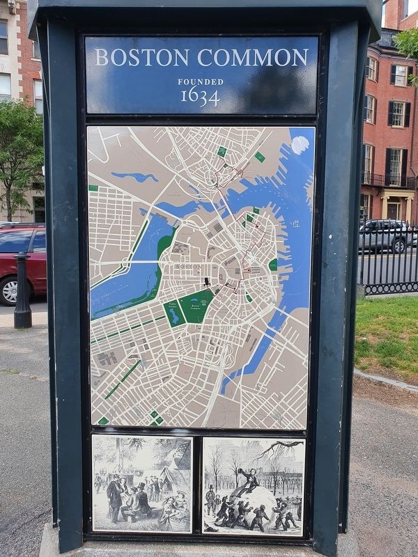 The Common / Charles Street Marker. Click for full size. The Common / Charles Street Marker image. Click for full size.