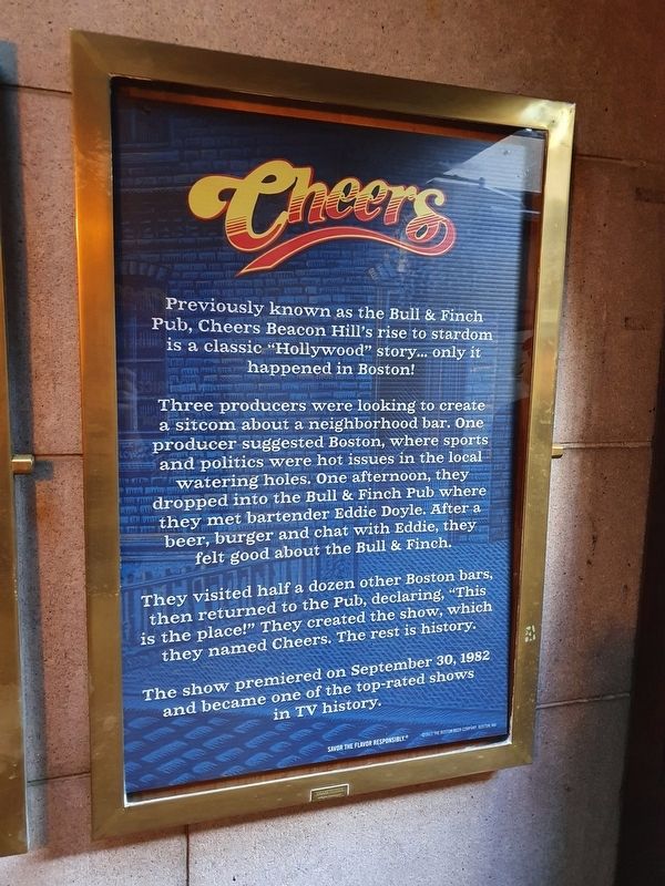 Cheers Marker. Click for full size. Cheers Marker image. Click for full size.