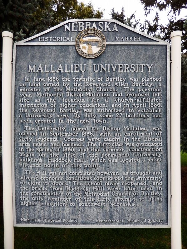Mallalieu University Marker image. Click for full size.