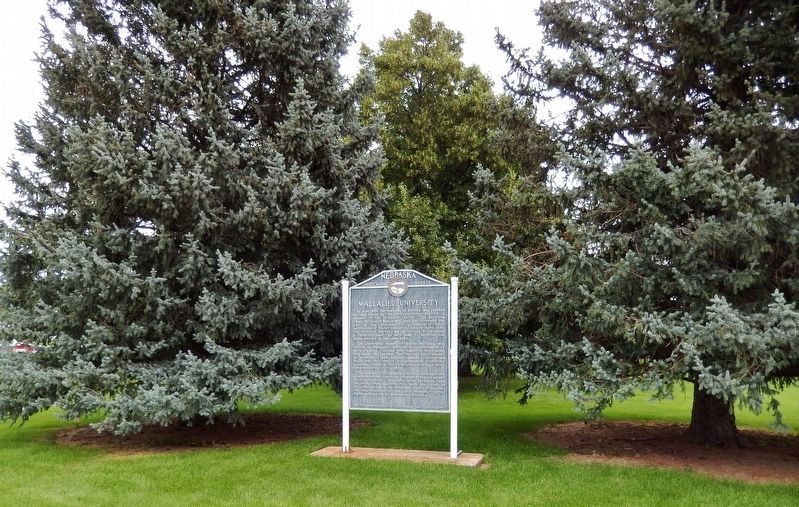 Mallalieu University Marker image. Click for full size.