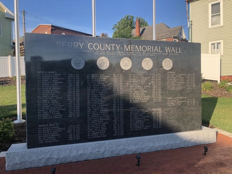 Perry County Memorial Wall Marker image. Click for full size.