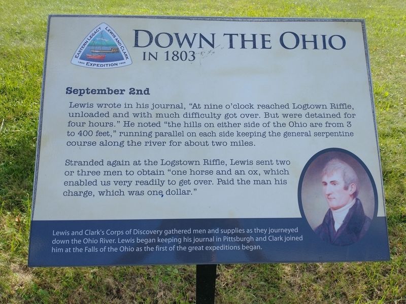 Down The Ohio Marker. Click for full size. Down The Ohio Marker image. Click for full size.