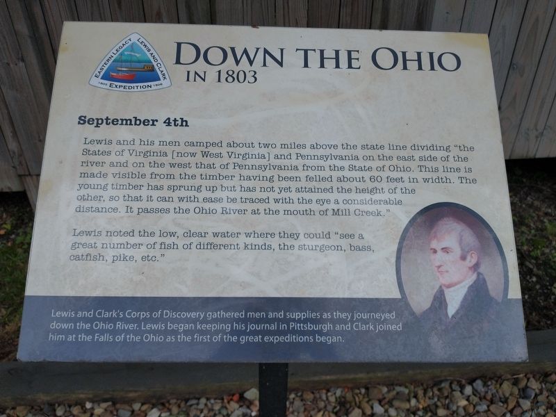 Down The Ohio Marker image. Click for full size.