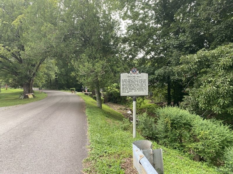 Enochs Mill Marker. Click for full size. Enochs Mill Marker image. Click for full size.