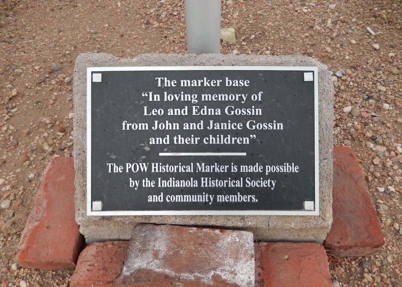 Dedication Plaque at Base of Marker image. Click for full size.