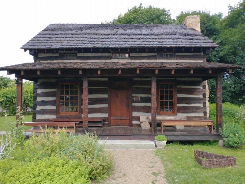 Beaver Log Home Marker. Click for full size. Beaver Log Home Marker image. Click for full size.