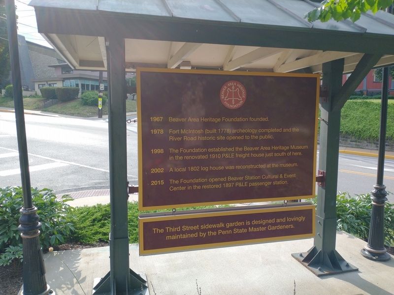 Beaver Area Heritage Foundation Marker image. Click for full size.