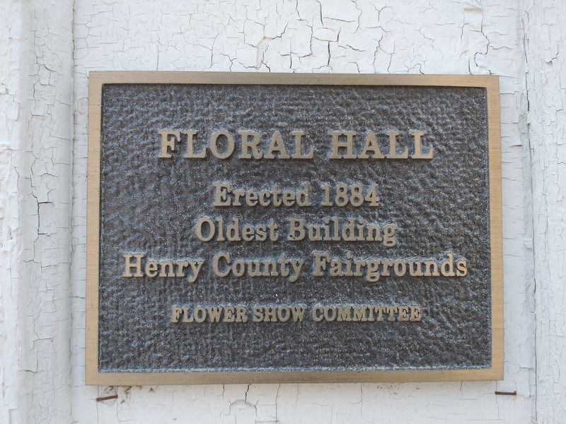 Floral Hall Marker image. Click for full size.