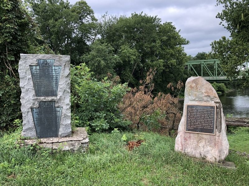 Albany Purchase Line Stone Marker. Click for full size. Albany Purchase Line Stone Marker image. Click for full size.