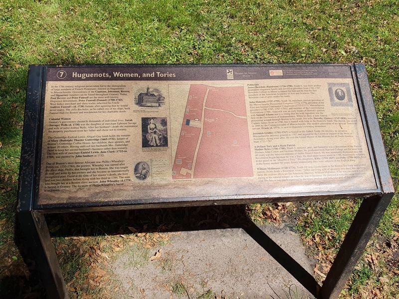 Huguenots, Women, and Tories Marker image. Click for full size.