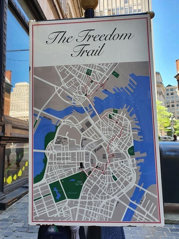 The Freedom Trail Marker Reverse image, Touch for more information